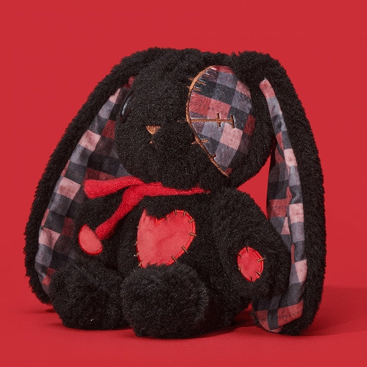 Canvas A Bunny Bag Guro Kawaii with Black Plush