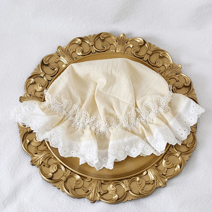 Hat White Colors Cute Baby Lace-Trimmed 12 Lolita With