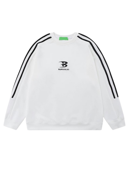 Mode Street Loose Sweatshirt American Letter