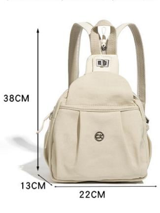 Backpack Bag Canvas Shoulder Casual Colors Travel 5