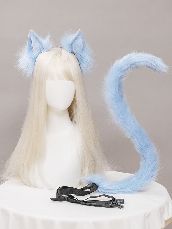 Cute Plush - Kitty + Tail KC Lolita 8 Set Colors