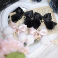 Jirai Kei Fluffy Bow Hair Clips