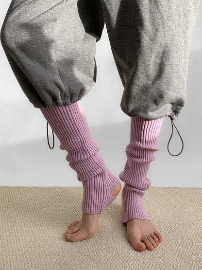 Stirrup (3 Warmers Knit Leg Ribbed Colors)