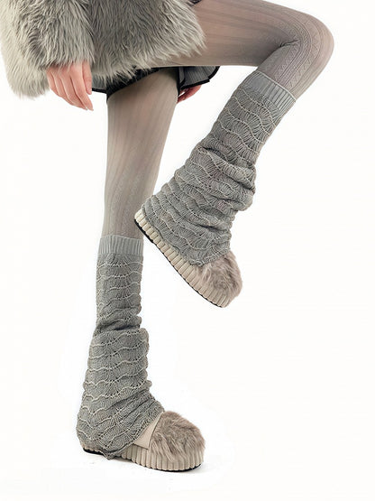 Colors Shimmer Warmers Leg Flared Water 3 Wave Thread