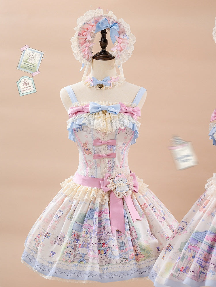 Sweet Jumper Print Store Cute Puppy Skirt Toy Lolita