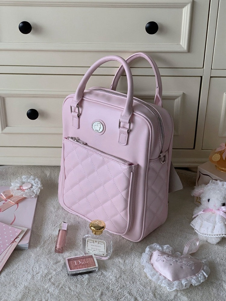 Lovely Pink Diamond Shoulder Bag - Lalacita
