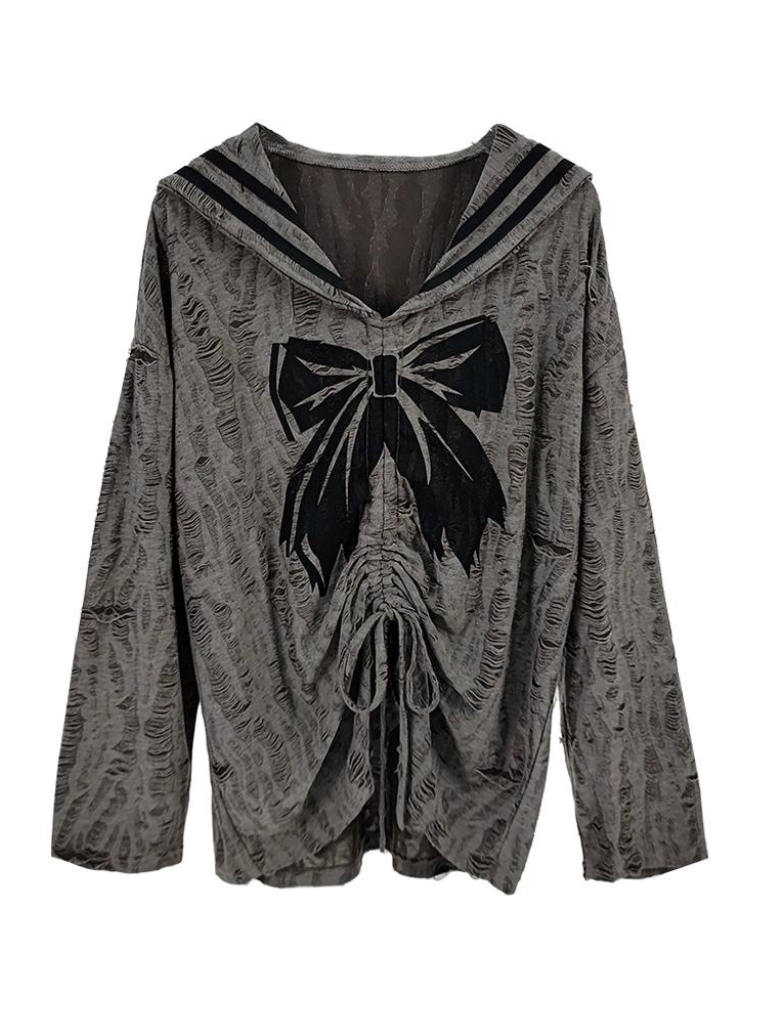 ダークトップスセーラーリボン