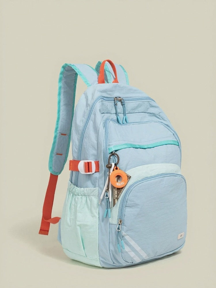 Large Casual Blue Backpack Lightweight Capacity with
