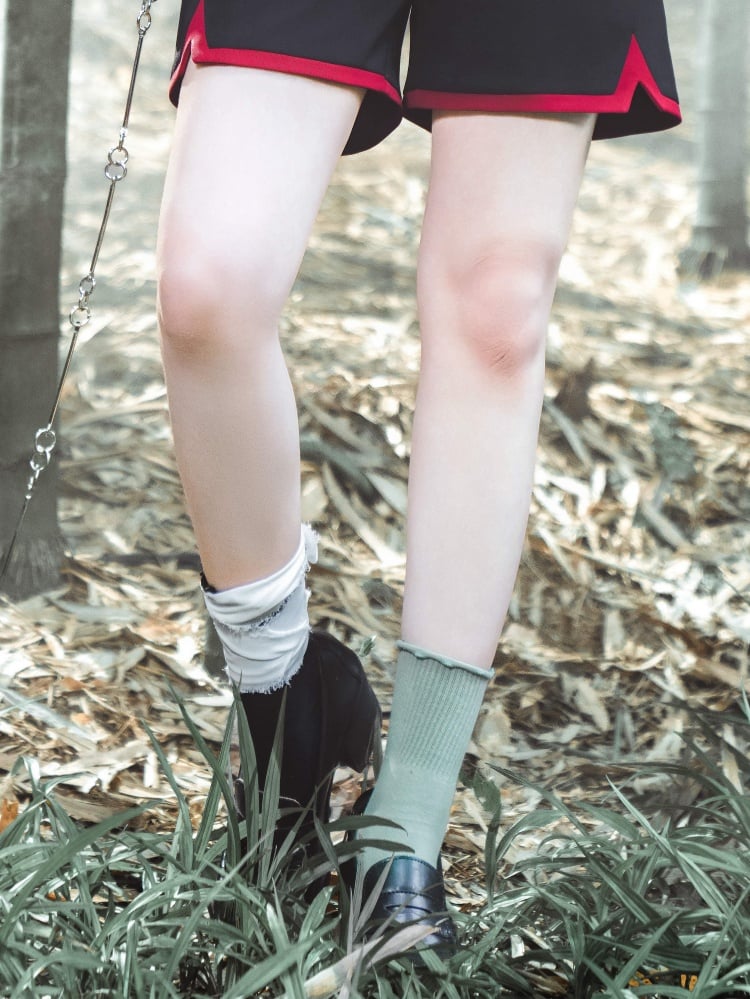 グリーン＆ブラック / レッド＆ブラックソックス