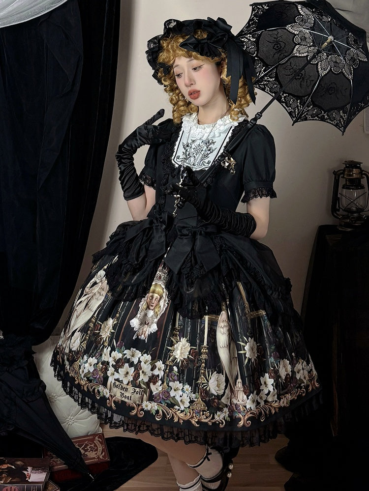 Black Bowknot Hairclips