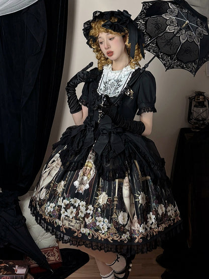 Black Bowknot Hairclips