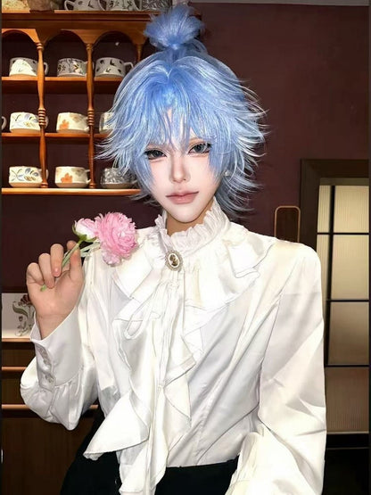 Ouji with White Jabot Blouse Lolita Collar