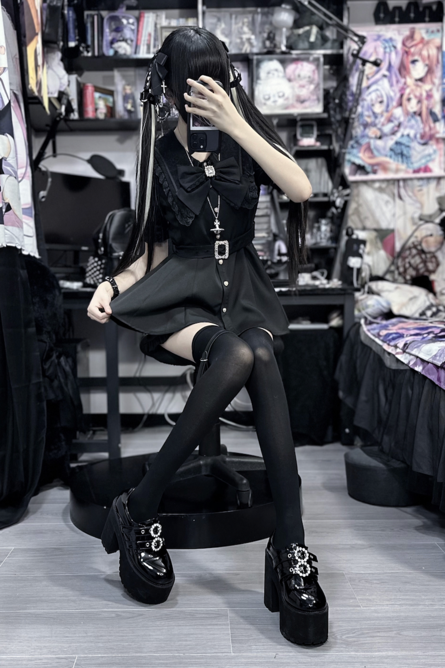 Reservations Sweet Shorts Top Ruffle Sailor + Dark