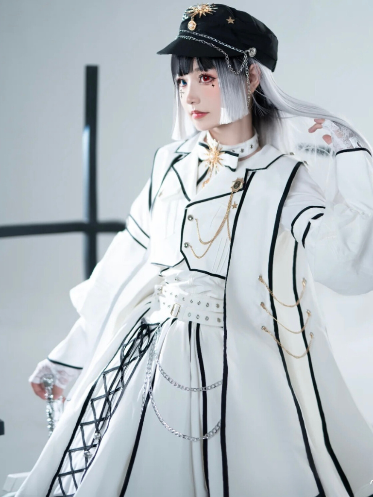 Lolita Army Judgement Uniform Knight Military Set Low