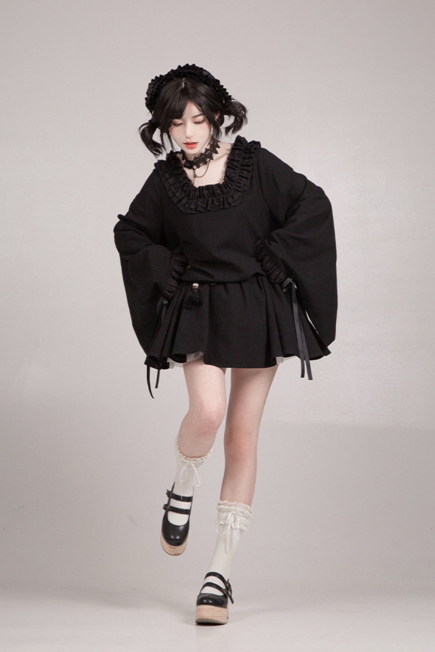 Apron Dress + Lolita Doll Gothic