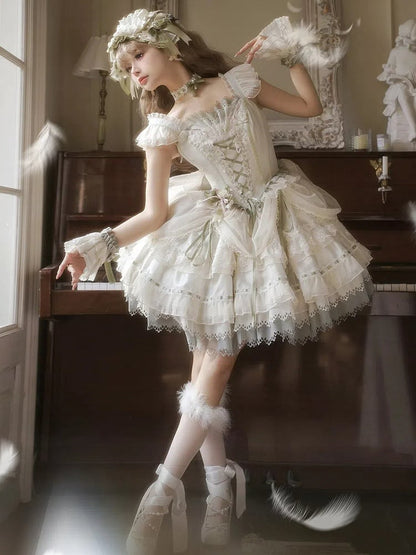 Jasmine Corset Bodice Princess Lolita Boning Dress