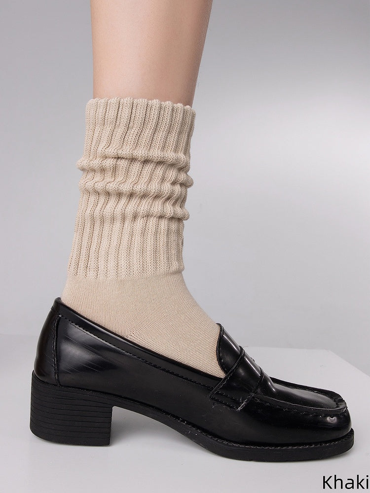 Socks 6 Colors Retro Cotton Minimalist