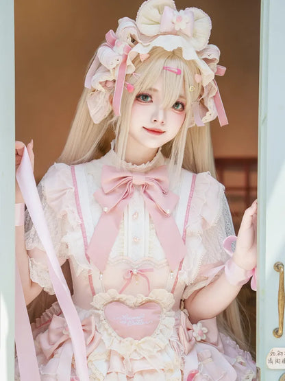 KCブルー/スイートピンクの蝶結び