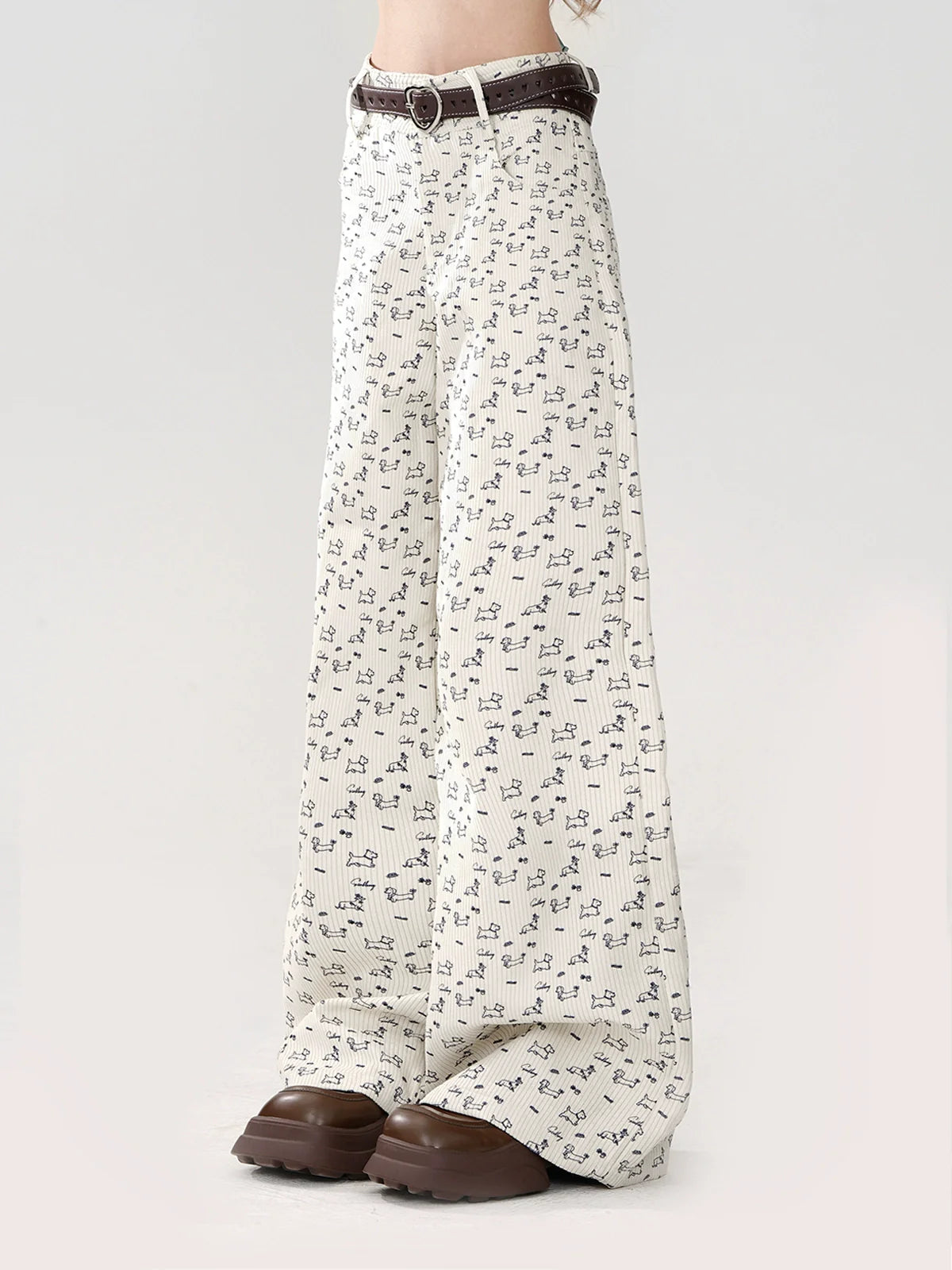 ドックリトルパンツ カジュアルワイド