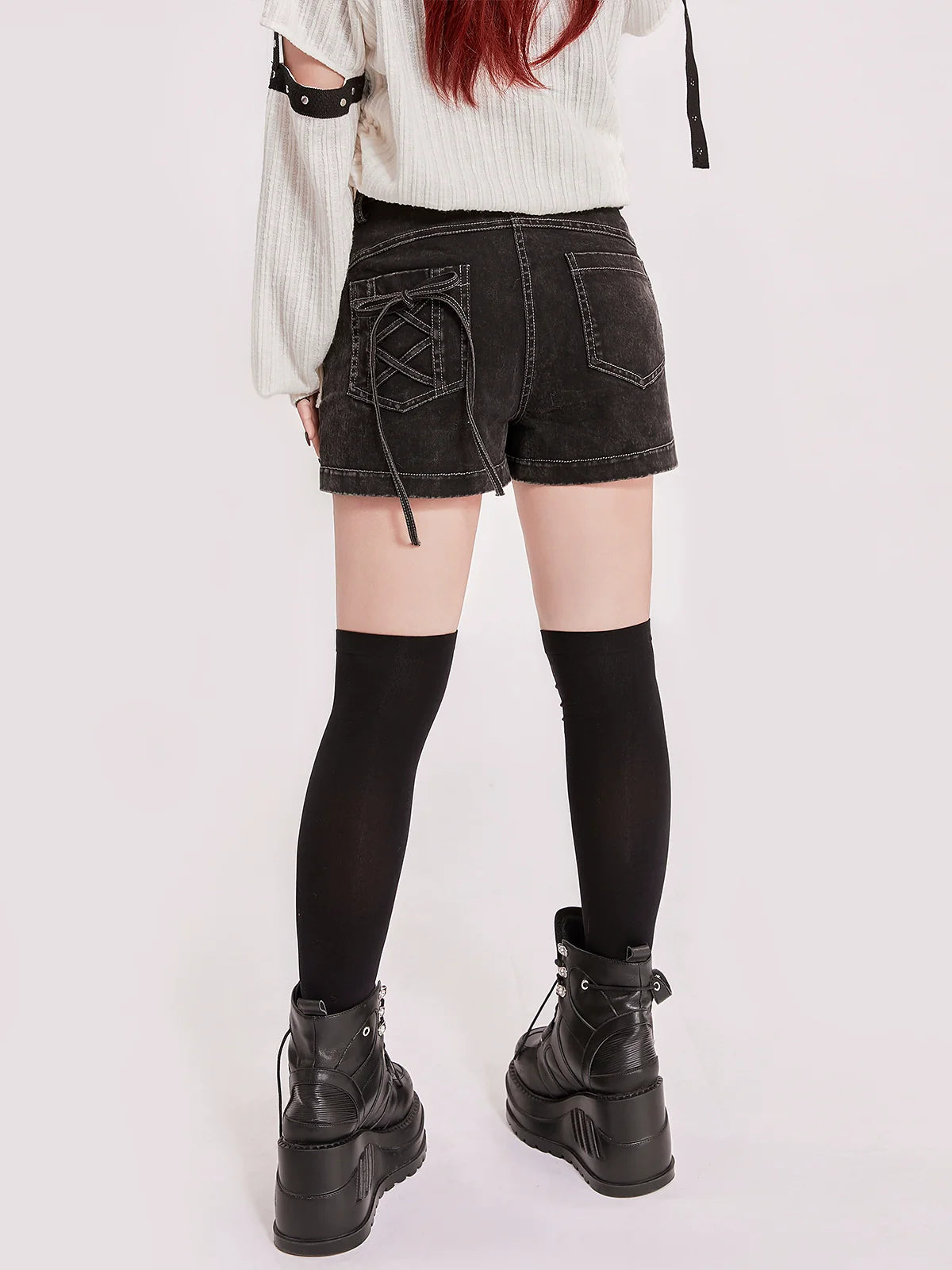 Hose Short Rock American Rock Denim