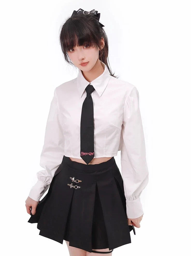 Sleeve Chic Shirt Puff American