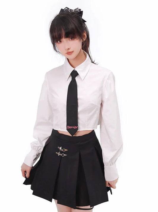 Sleeve Chic Shirt Puff American