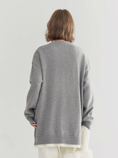 Button Loose Faux Piece Tops Two