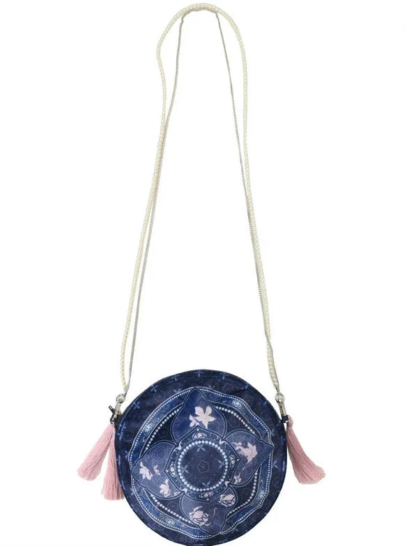 Bell-sleeved Shirt + Shoulder Tulle Bag Skirt Layered Set-up Ribbon Dress Chinese