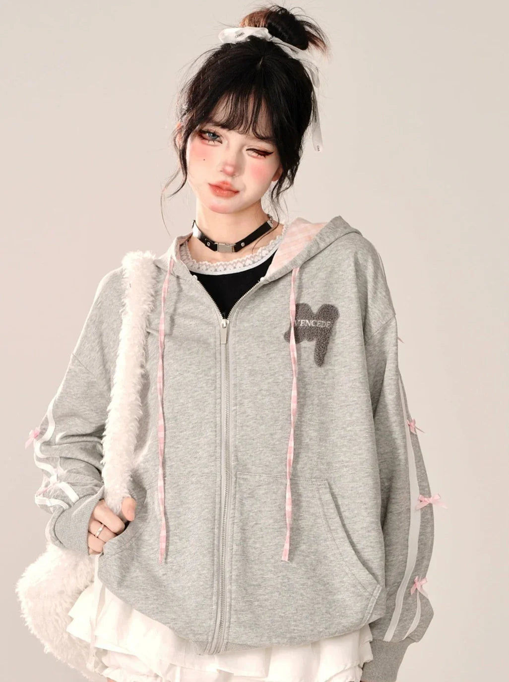 Trendy Brand Parka mit Kapuze und Reißverschluss