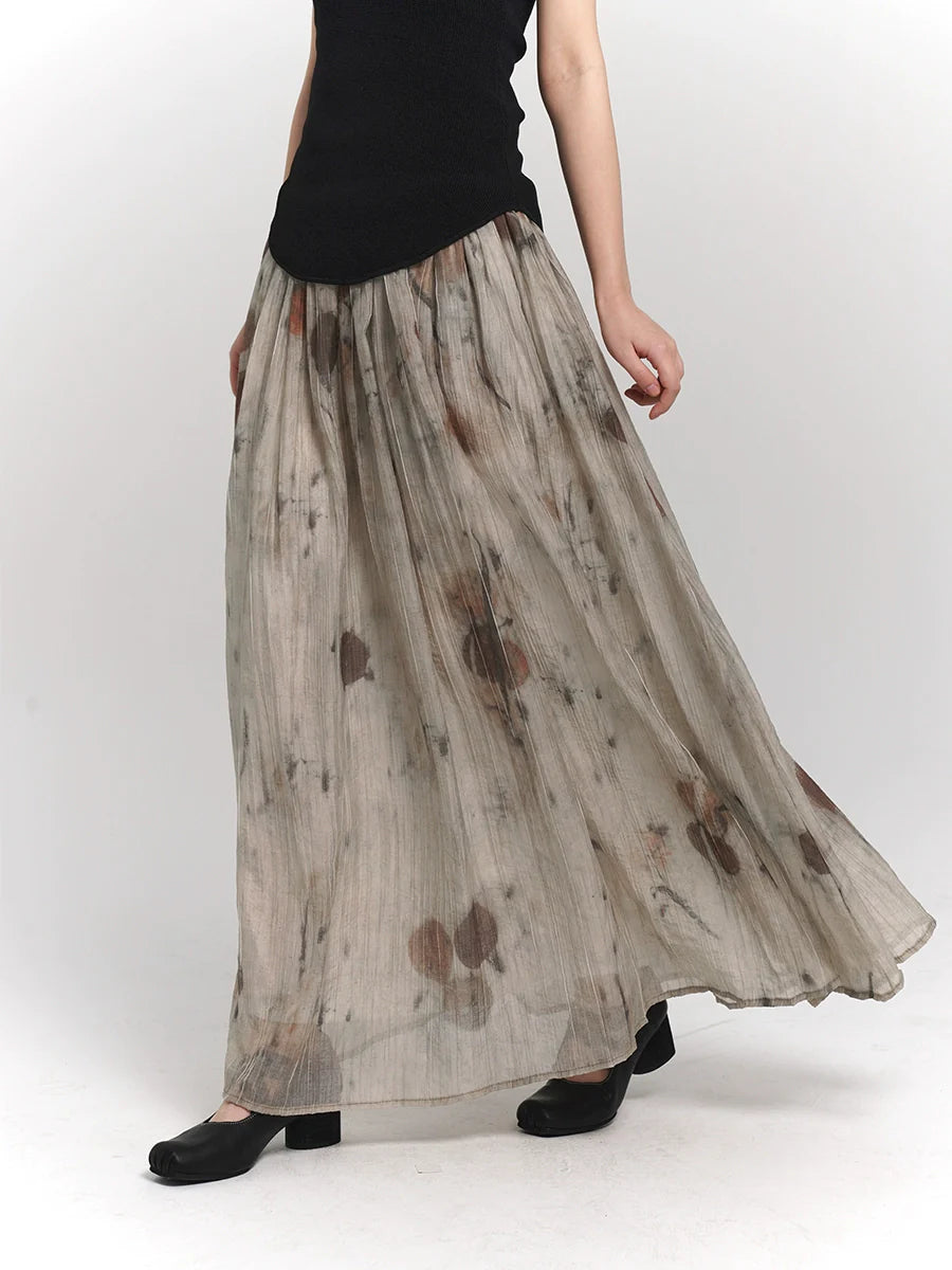 Sheer Ghost Art Girl Skirt China