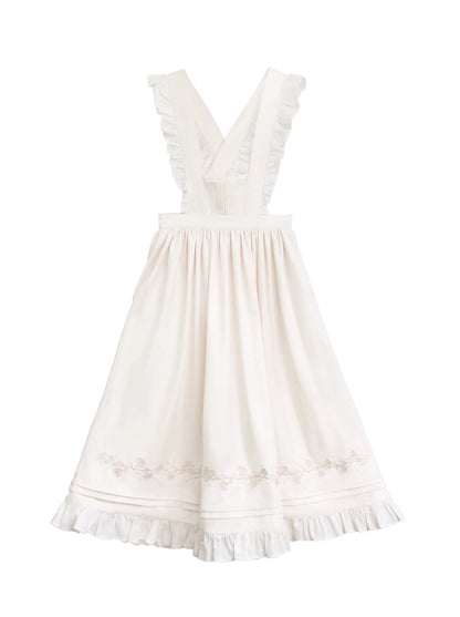 Elegant Angelina Set Dress Maid Retro