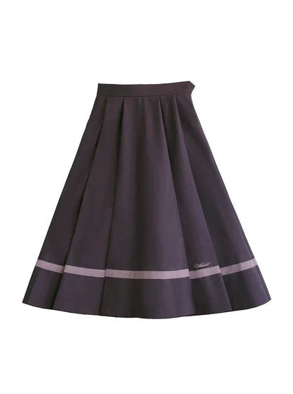 Schleife Lila Lila Top Retro + Rock Groß Elegant + Rauchig Ausgestellt