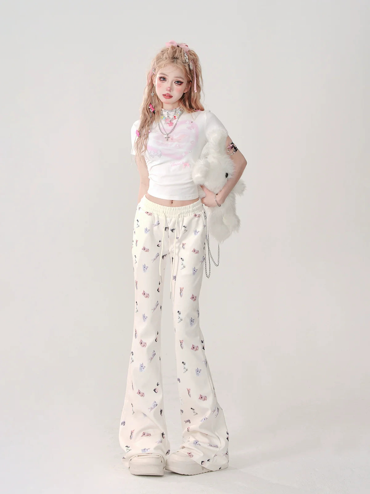 Girly Tops Heart Big Design