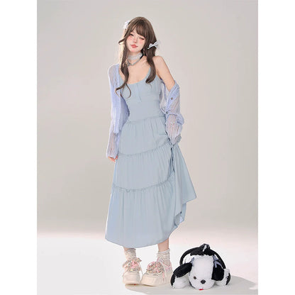 サマーラブ シアーレターニットカーディガン