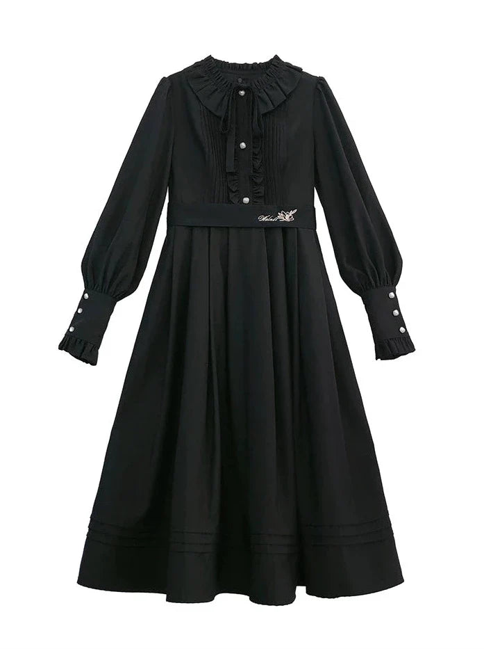 Jacket Red Black Tie Short Suit Elegant Dress Lantern Ruffle Retro + Sleeve Ribbon