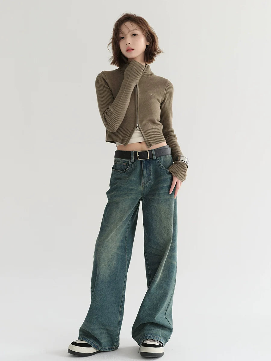 Osh Pants Denim Wide Retro