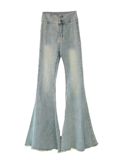 Denim Print Pants Curve Top + Samba