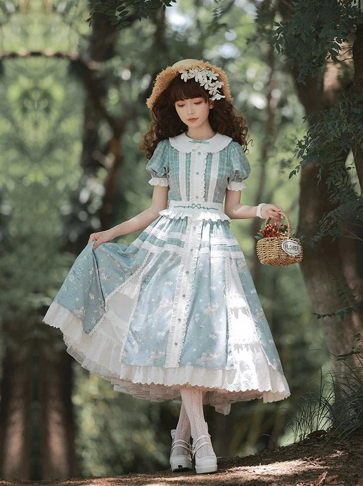 Lilienkleid Chanson Retro Puppe Lolita