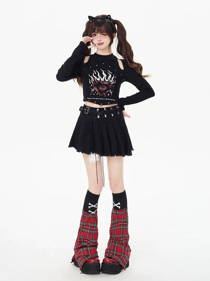 ストリートスカート プリーツ ストラップレススタイル