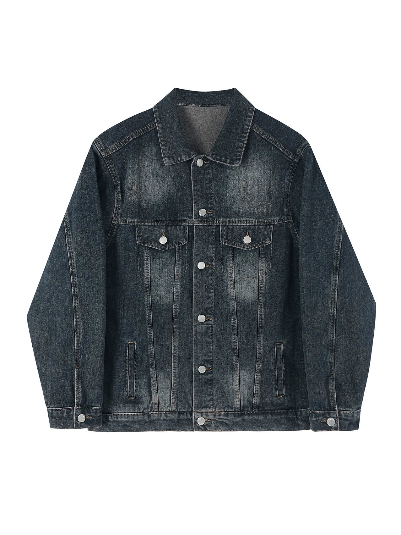 Amerikanische Jacke waschen nostalgischen Denim lose Retro