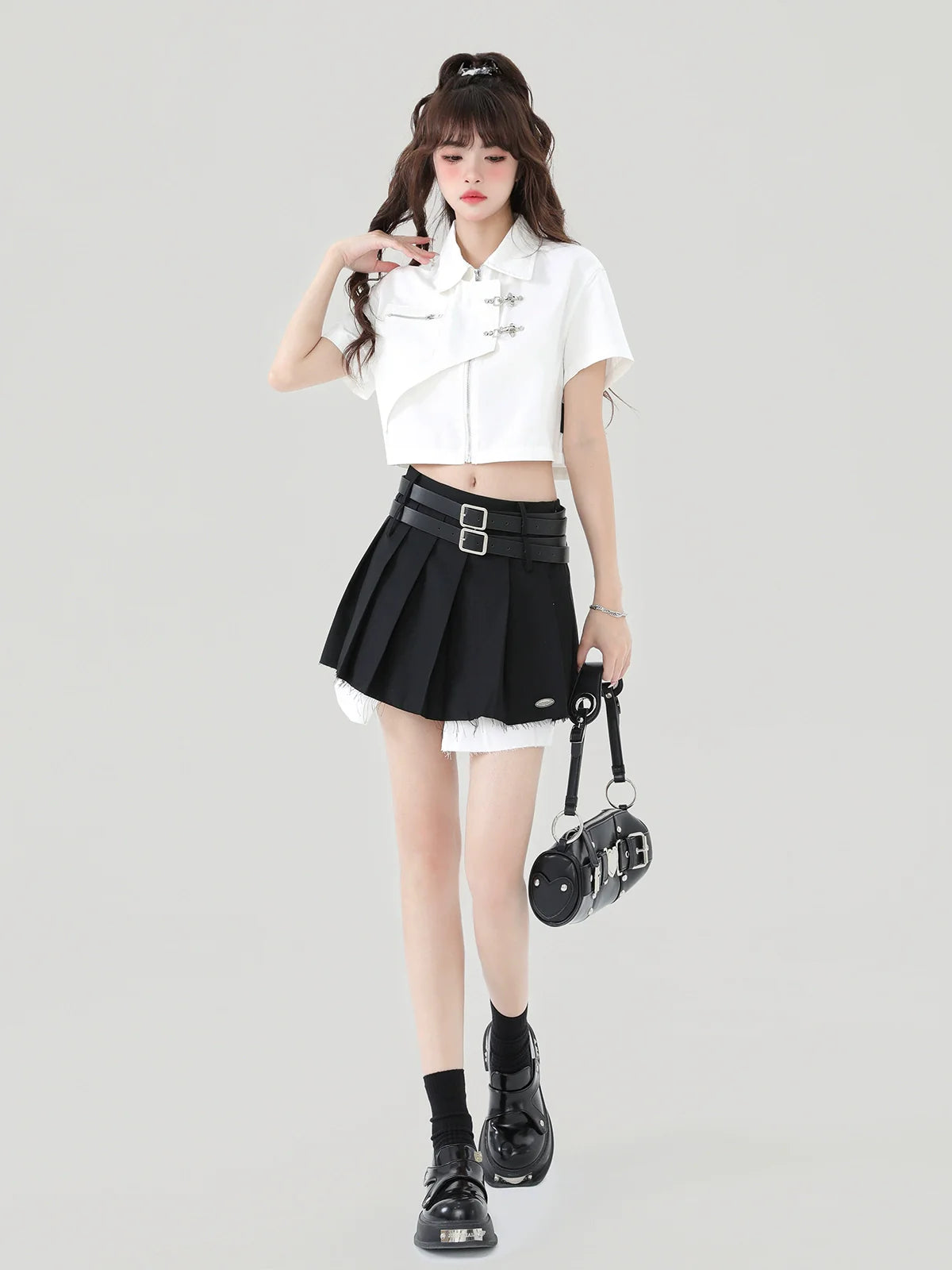 ショートアメリカンスタイルメタルトップカレッジボタン