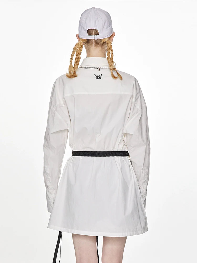 Shirt Design Trend Langes Logo Schmetterling