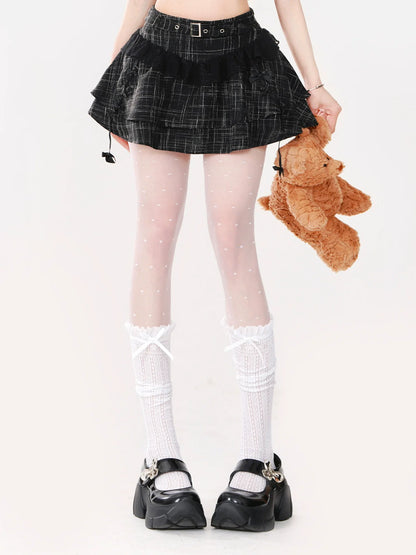 Skirt Flare Chic French Check