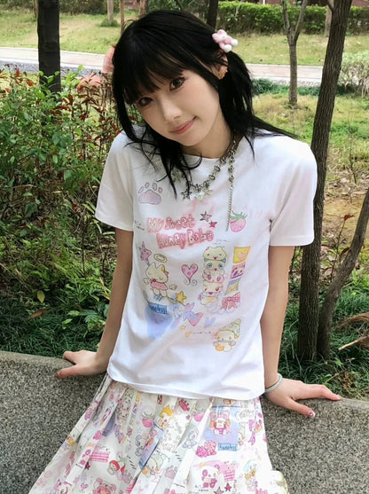 Pop Bunte Oberteile Rakugo