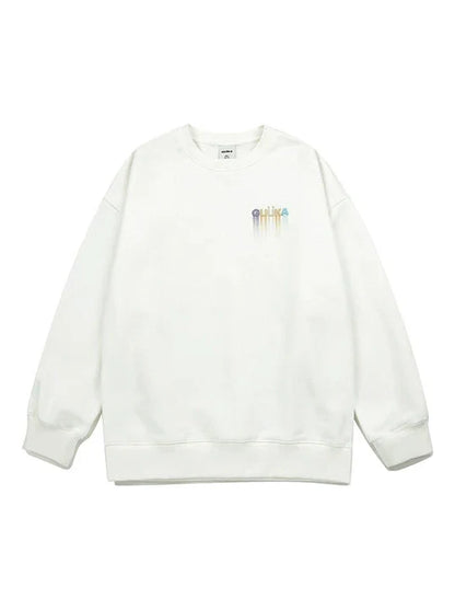 Sweatshirt mit Print und Stern-Logo, locker