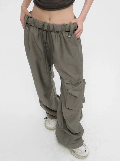 Lockere Cargohose mit großen Taschen