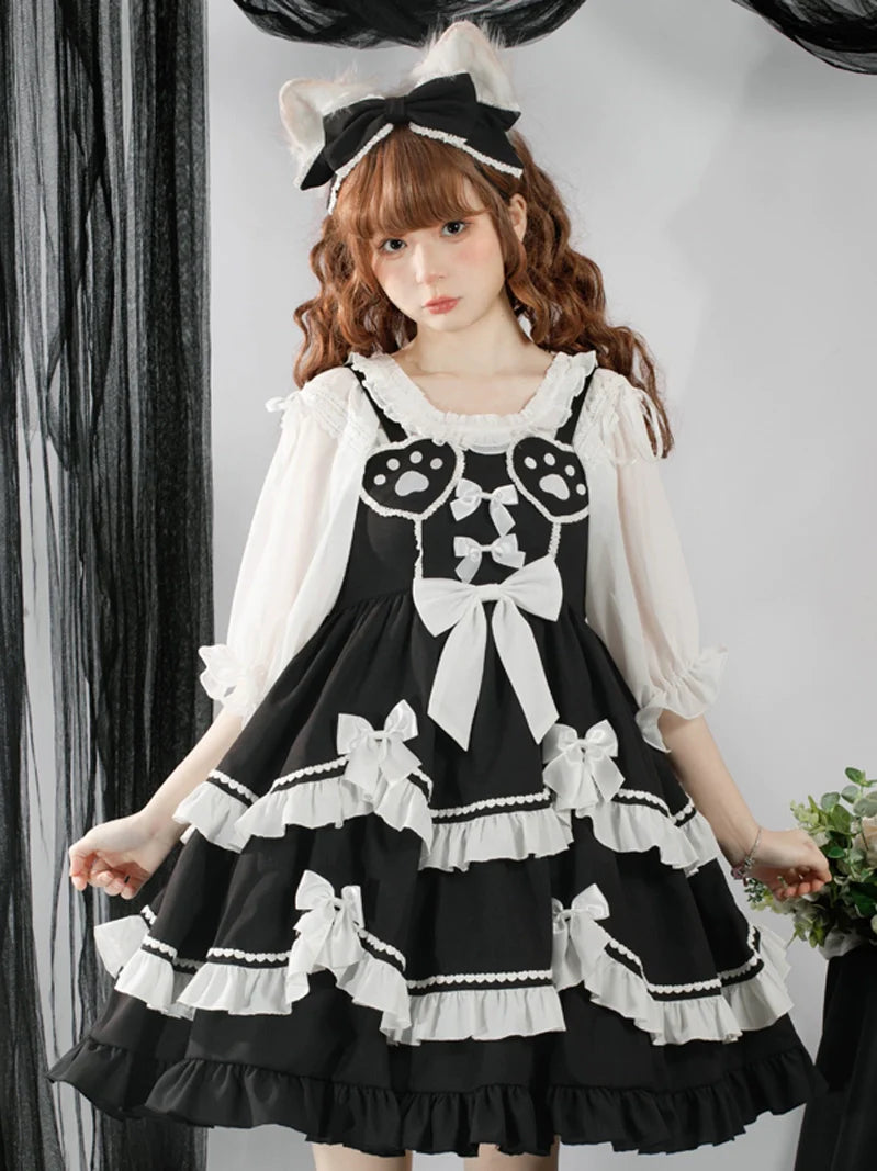 Big Dress Cat Bow Lolita Camisole