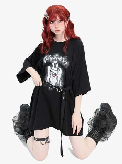 Top locker über dunkelschwarz