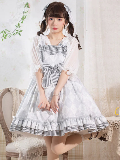 Light Sweet Gray Lolita Dress
