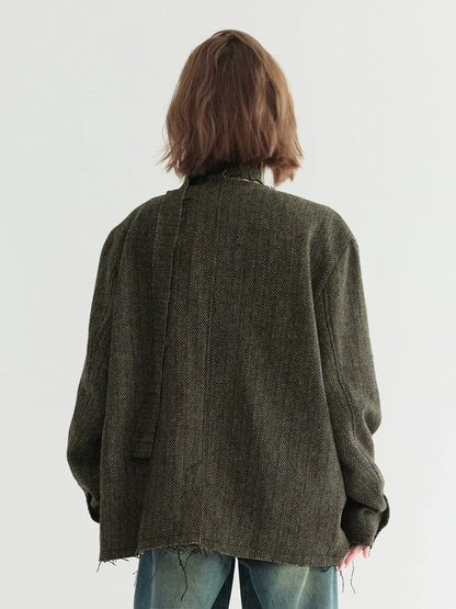 Cardigan Mode Edge Fur Loose